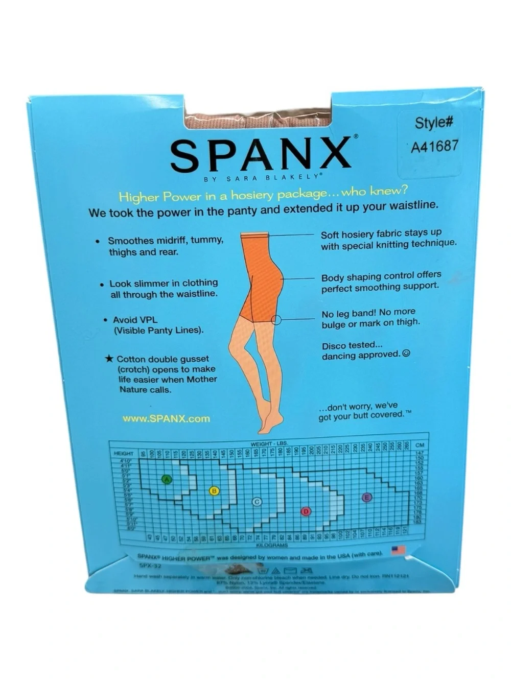 SPANX Higher Power BARE Size E High Waisted Power Panty Shapewear Tummy Control